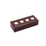 Rectangle DynaVap wooden stand with 4 magnets